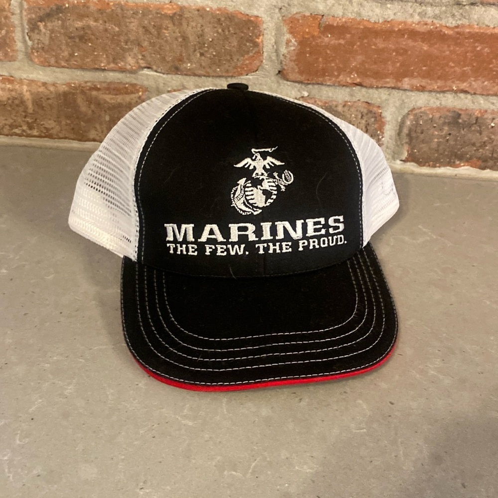 Unionwear- Marines Black and white ball cap